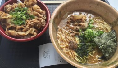 Ramen and butadon in Nagoya