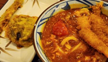 Ebi Katsu Tomatama Curry Udon