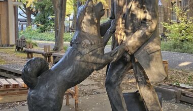 The other Hachiko statue