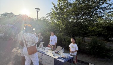 Just before closing our small booth near Yasaka Shrine, a lovely couple stopped