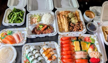 Quick sushi feast