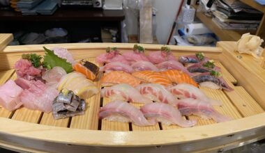 Little sushi and sashimi from work tn