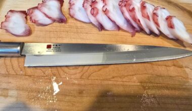 手作りタコ刺身とたこ焼き