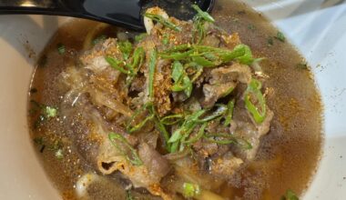 Niku Udon (beef udon soup)