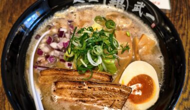 Best ramen I've ever had in my life (tonkotsu shoyu)