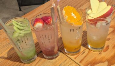Japan has so many cute things, but I didn't expect them to make the drinks this "kawaii" too...  [OC]