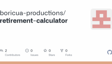 Retirement calculator - seeking advice