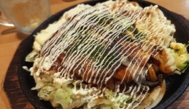 Hiroshima-style okonomiyaki
